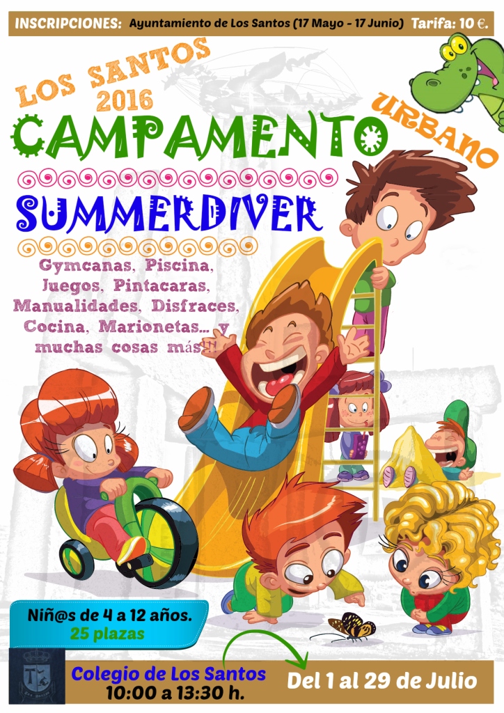 Campamento Verano 2016 - Cartel 1